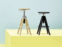 Sgabello Arki SG in legno di Sedie Brianza