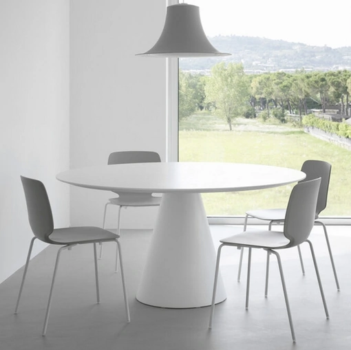 Sedia Babila MT in polipropilene con gambe in metallo di Sedie Brianza