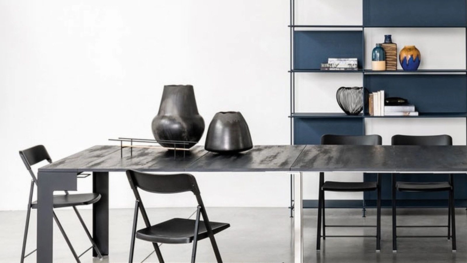 Sedia pieghevole Beta in polipropilene e metallo di Sedie Brianza