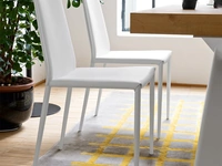 Sedia in cuoio Boheme di Connubia