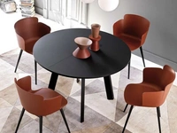 Sedia Calla Q in polipropilene con braccioli di Sedie Brianza