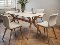 Sedia Annie in tessuto imbottito di Calligaris