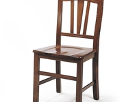 Sedia Castellana in Noce scuro massello di La Seggiola