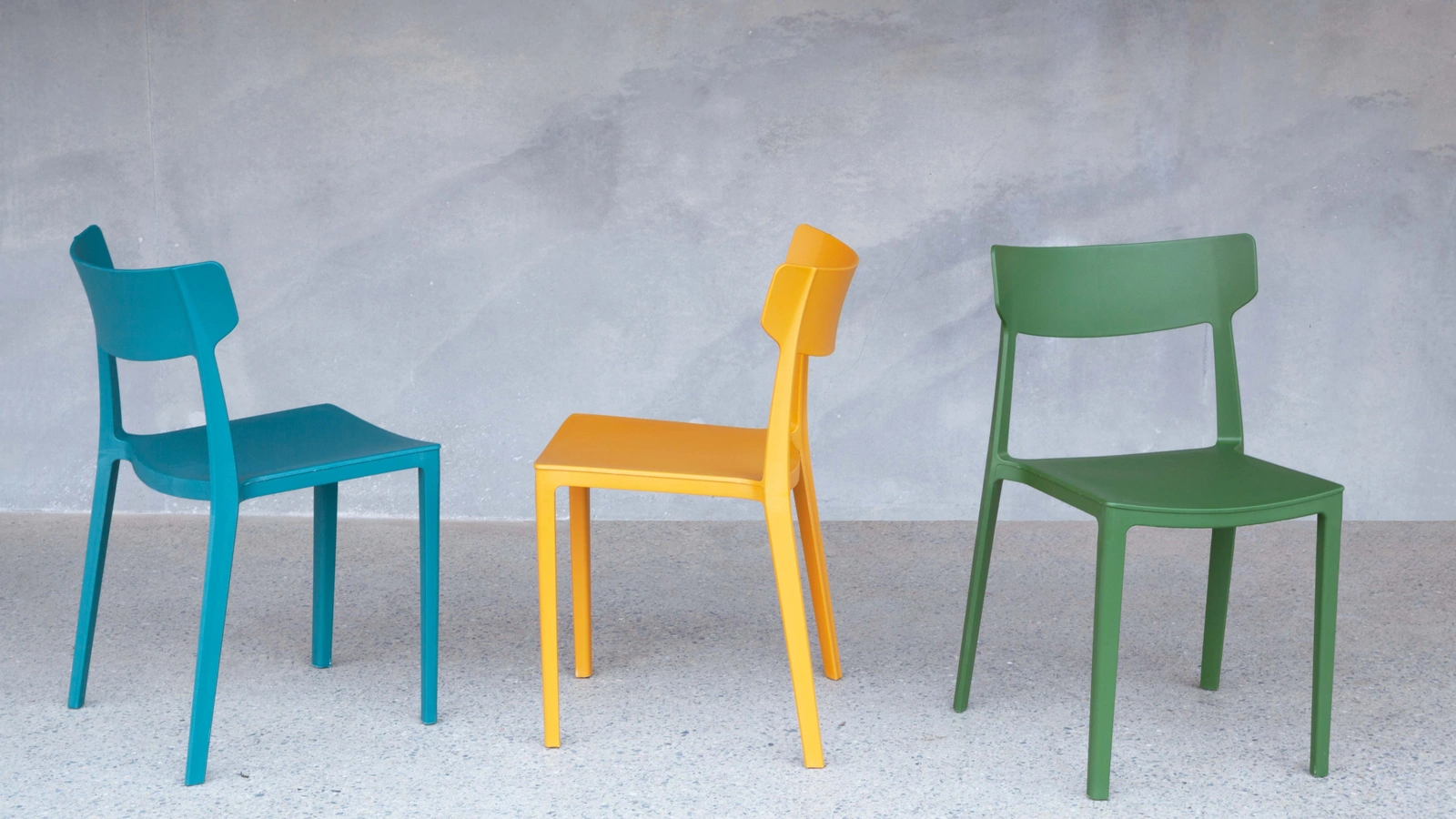 Sedia impilabile Citylife in polipropilene di La Seggiola