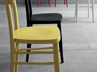 Sedia Colors in legno laccato vari colori di Sedie Brianza