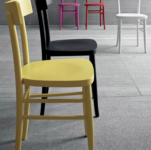 Sedia Colors in legno laccato vari colori di Sedie Brianza