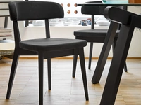 Sedia Siren in tessuto imbottito di Connubia