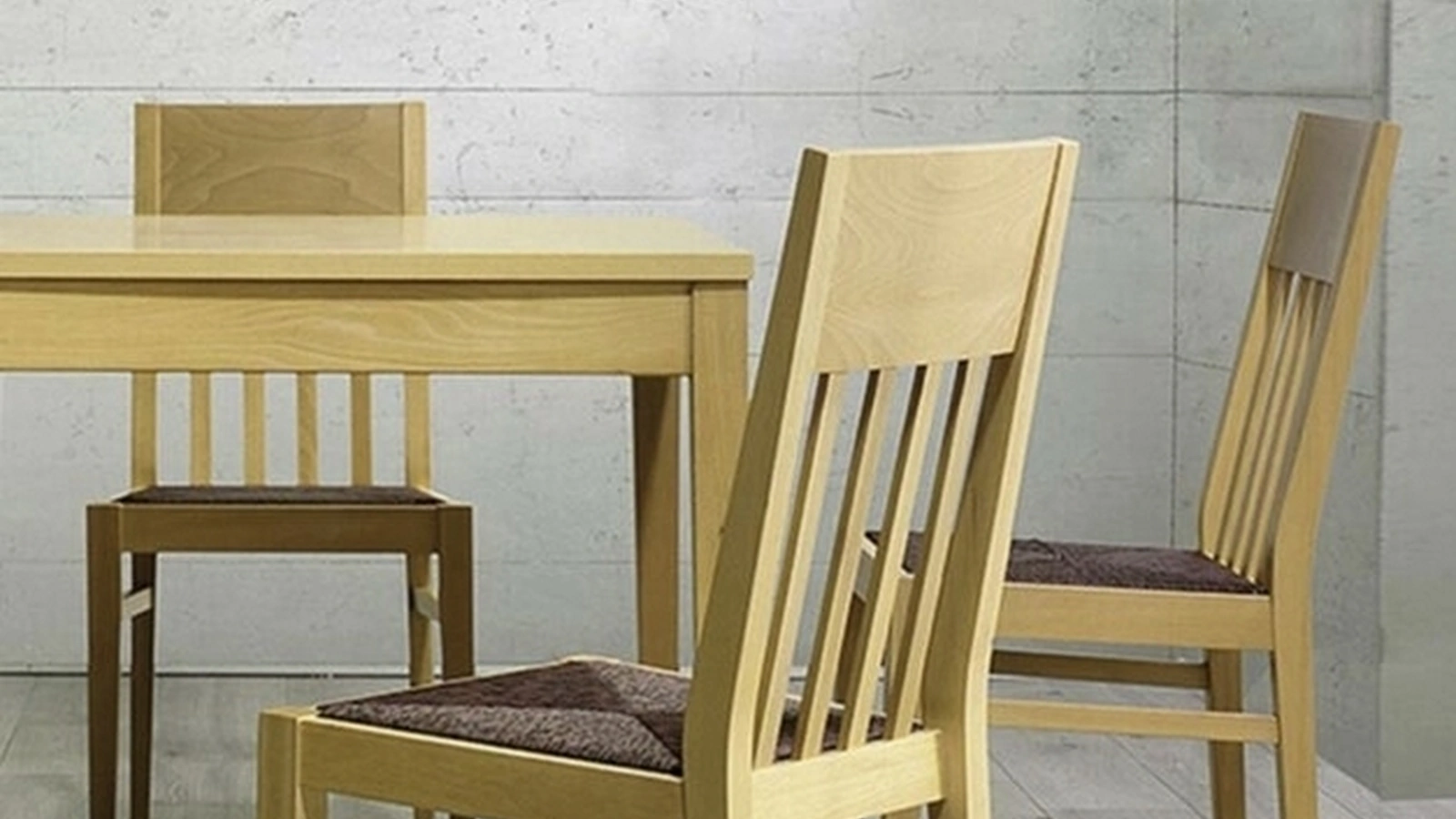 Sedia Dana in legno con seduta impagliata di Sedie Brianza