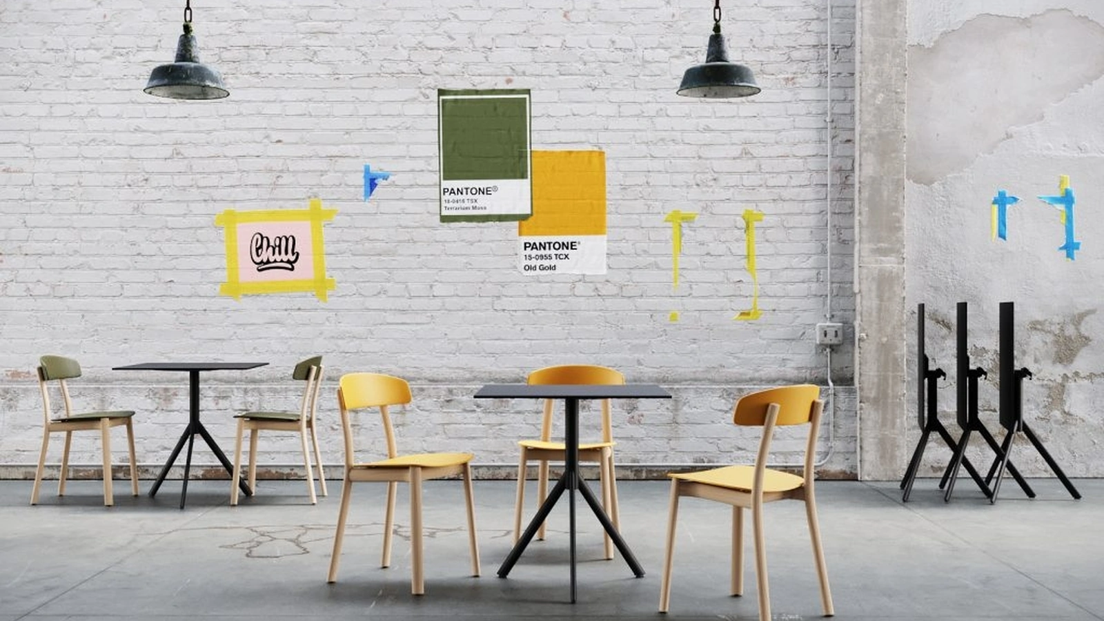 Sedia Feluca Organic in polipropilene con telaio in legno di Infiniti