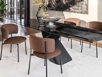 Sedia imbottita Flex di Calligaris