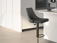 Sgabello in ecopelle Flick di Easyline