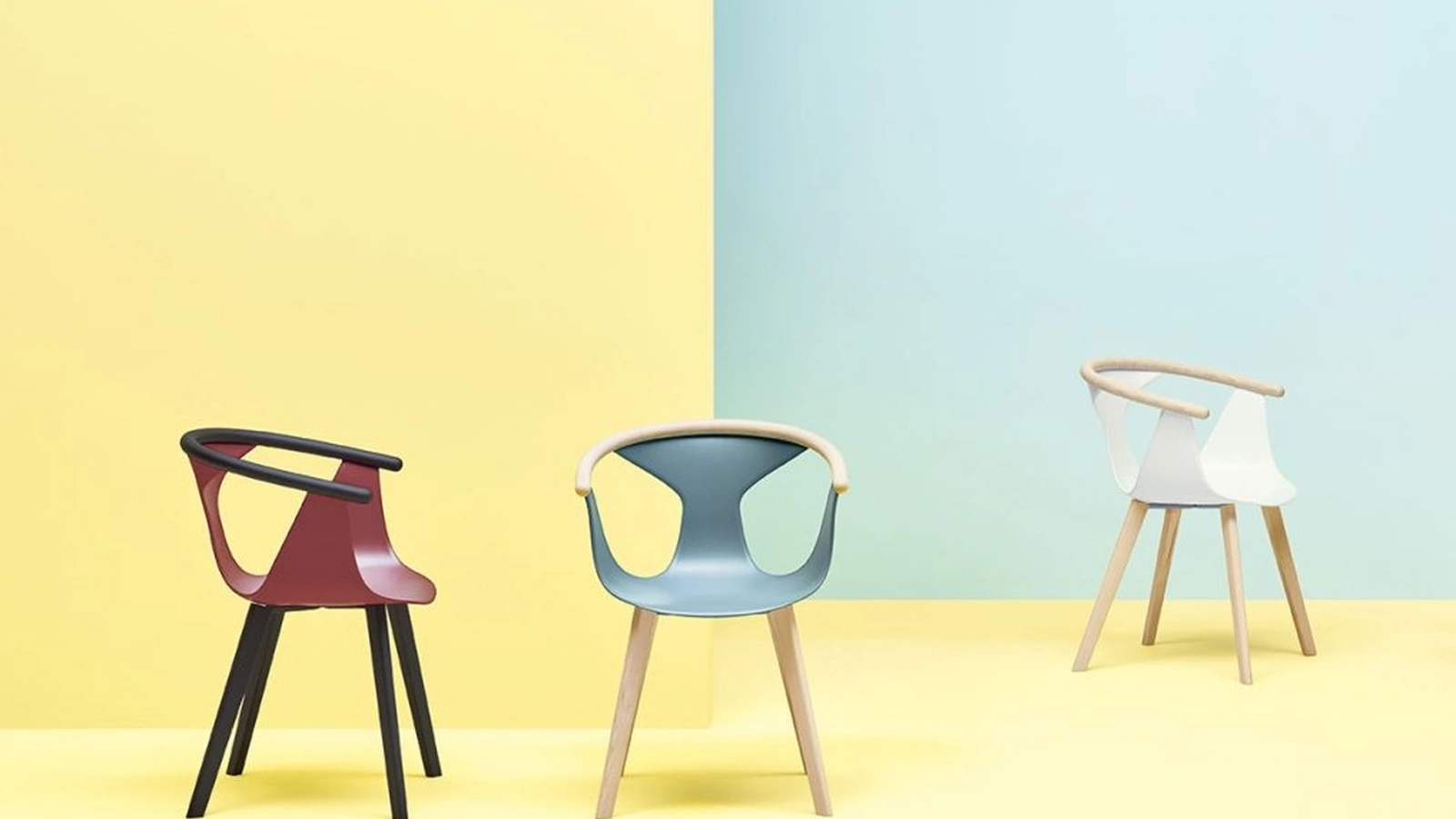 Sedia Fox L in polipropilene e legno di Sedie Brianza