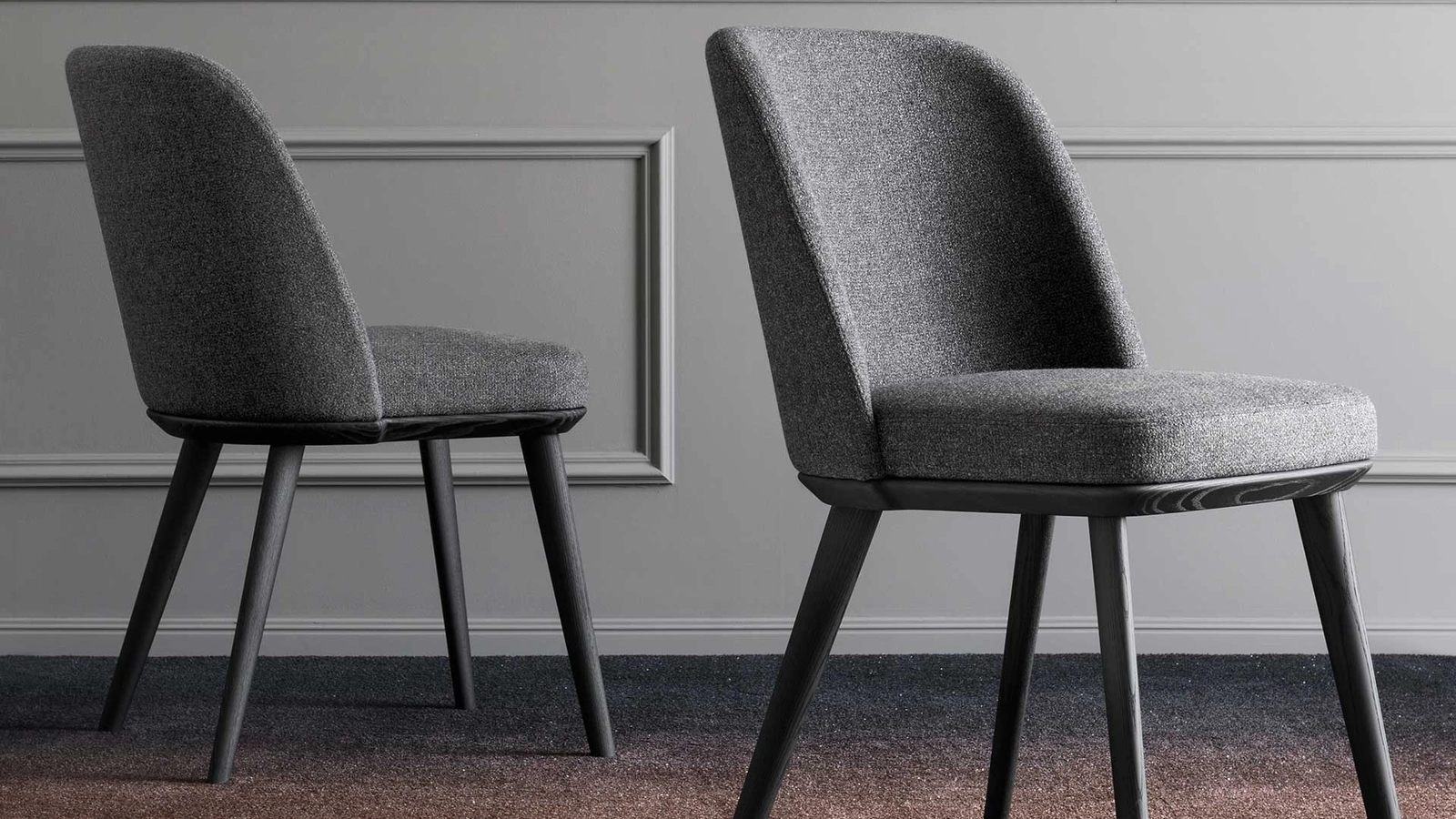 Sedia in tessuto Foyer di Calligaris