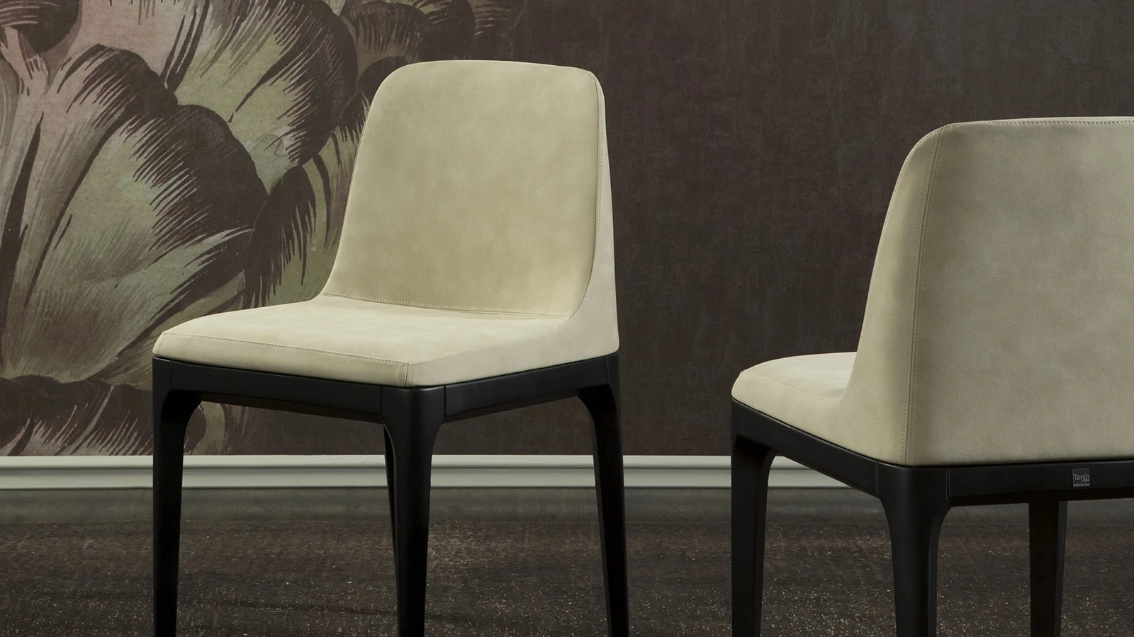 Sedia in pelle Gilda di Tonin Casa