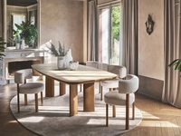 Sedia in tessuto Glen di Calligaris