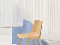 Sedia Seame 4 Legs in Rovere Naturale di Infiniti