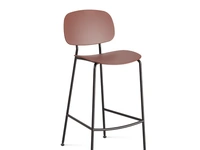 SgabelloTondina Pop Kitchen Stool in polipropilene con telaio in acciaio di Infiniti