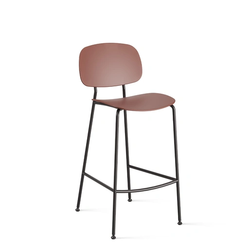 SgabelloTondina Pop Kitchen Stool in polipropilene con telaio in acciaio di Infiniti