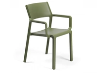 Sedia impilabile Zerocinquantuno Braccioli in polipropilene di La Seggiola