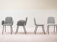 Sedia Leda con o senza braccioli di Miniforms