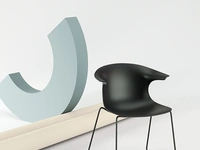 Sedia Loop Mono Sled di Infiniti