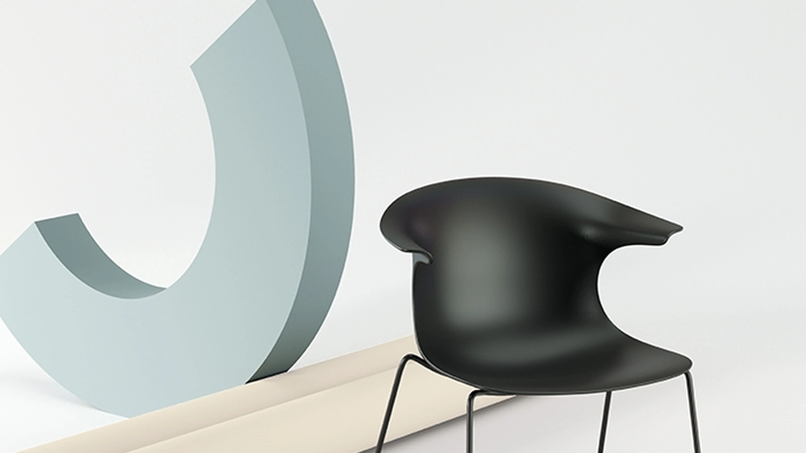 Sedia Loop Mono Sled di Infiniti