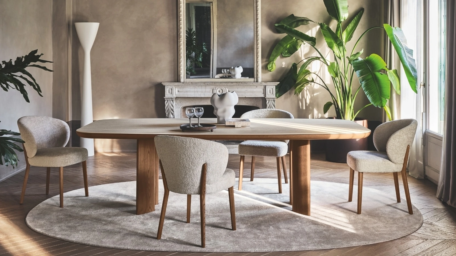 Sedia imbottita Mara di Calligaris