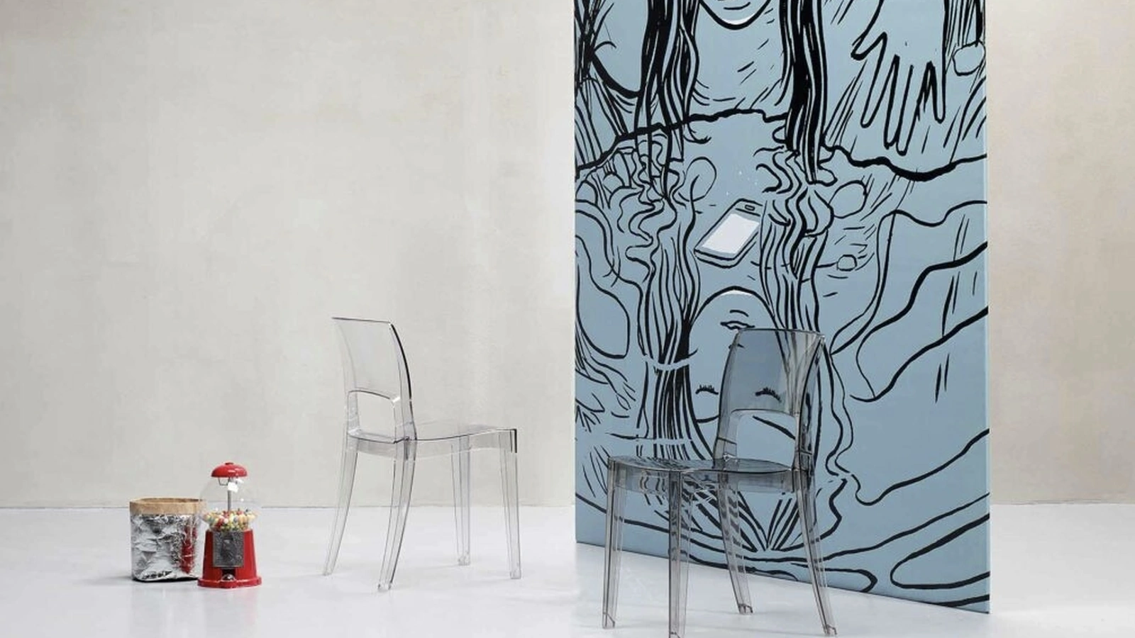 Sedia Mya in policarbonato trasparente di Sedie Brianza