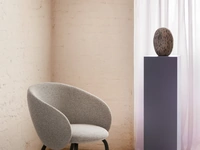 Sedia Nebula Tube in tessuto di Miniforms