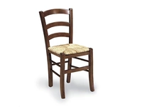 Sedia classica Paesana in legno con seduta in paglia di Sedie Brianza