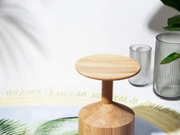 Sgabello Pezzo in massello di rovere di Miniforms