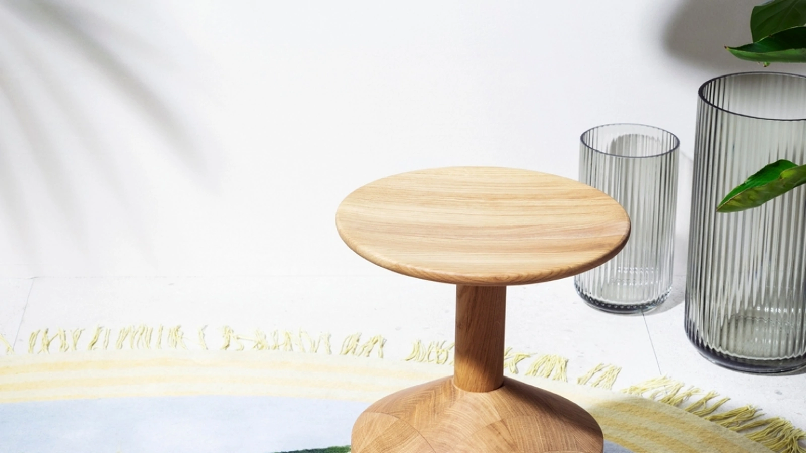 Sgabello Pezzo in massello di rovere di Miniforms