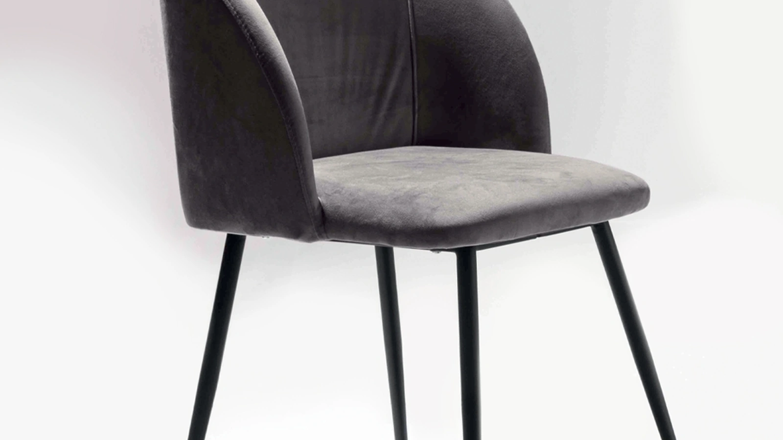 Sedia rivestita in velluto antimacchia Pigalle Uno Casa di La Seggiola