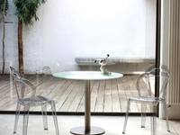 Sedia Rainbow in policarbonato trasparente di La Seggiola