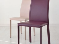 Sedia Kisha rivestita in ecopelle di Sedie Brianza