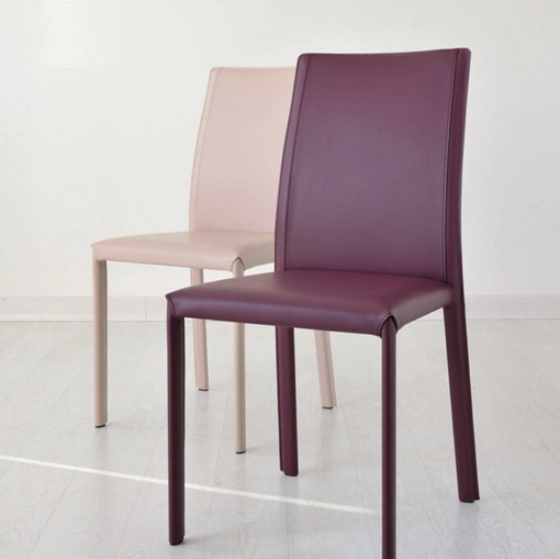 Sedia Kisha rivestita in ecopelle di Sedie Brianza