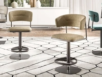 Sgabello in tessuto Petra di Ozzio