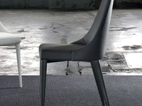 Sedia completamente rivestita in ecopelle Sinfonia di La Seggiola