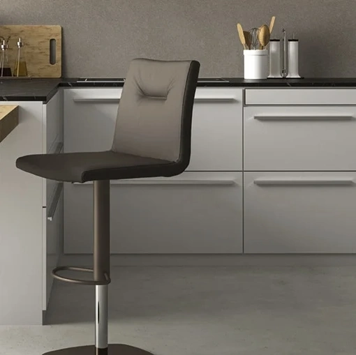 Sgabello in ecopelle Sound di Easyline