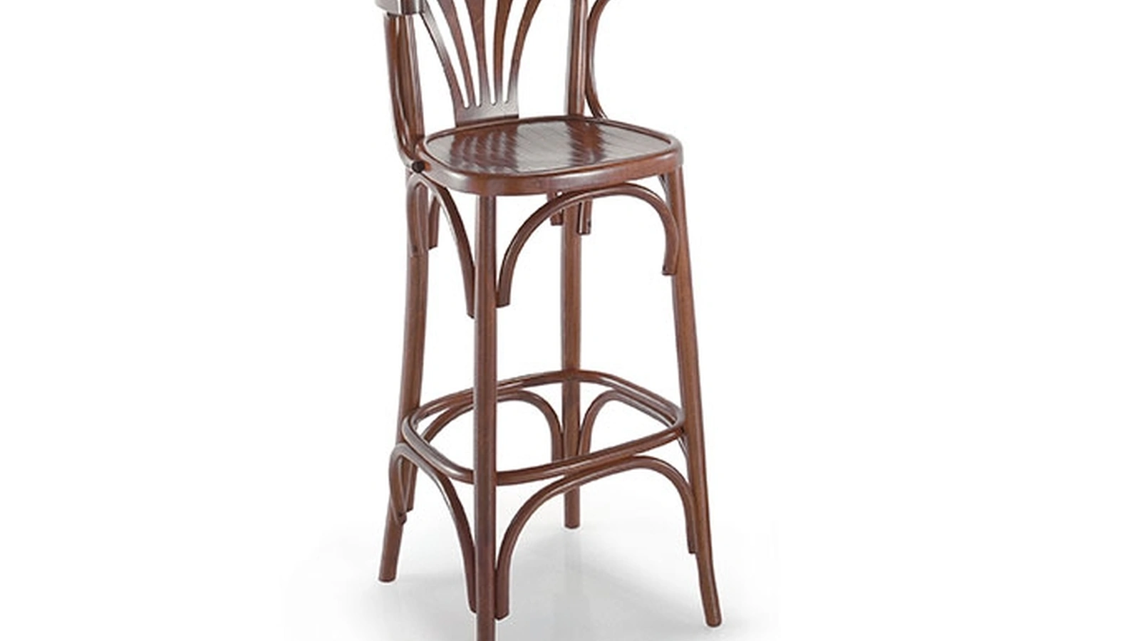 Sgabello classico Strauss SG in legno di Sedie Brianza