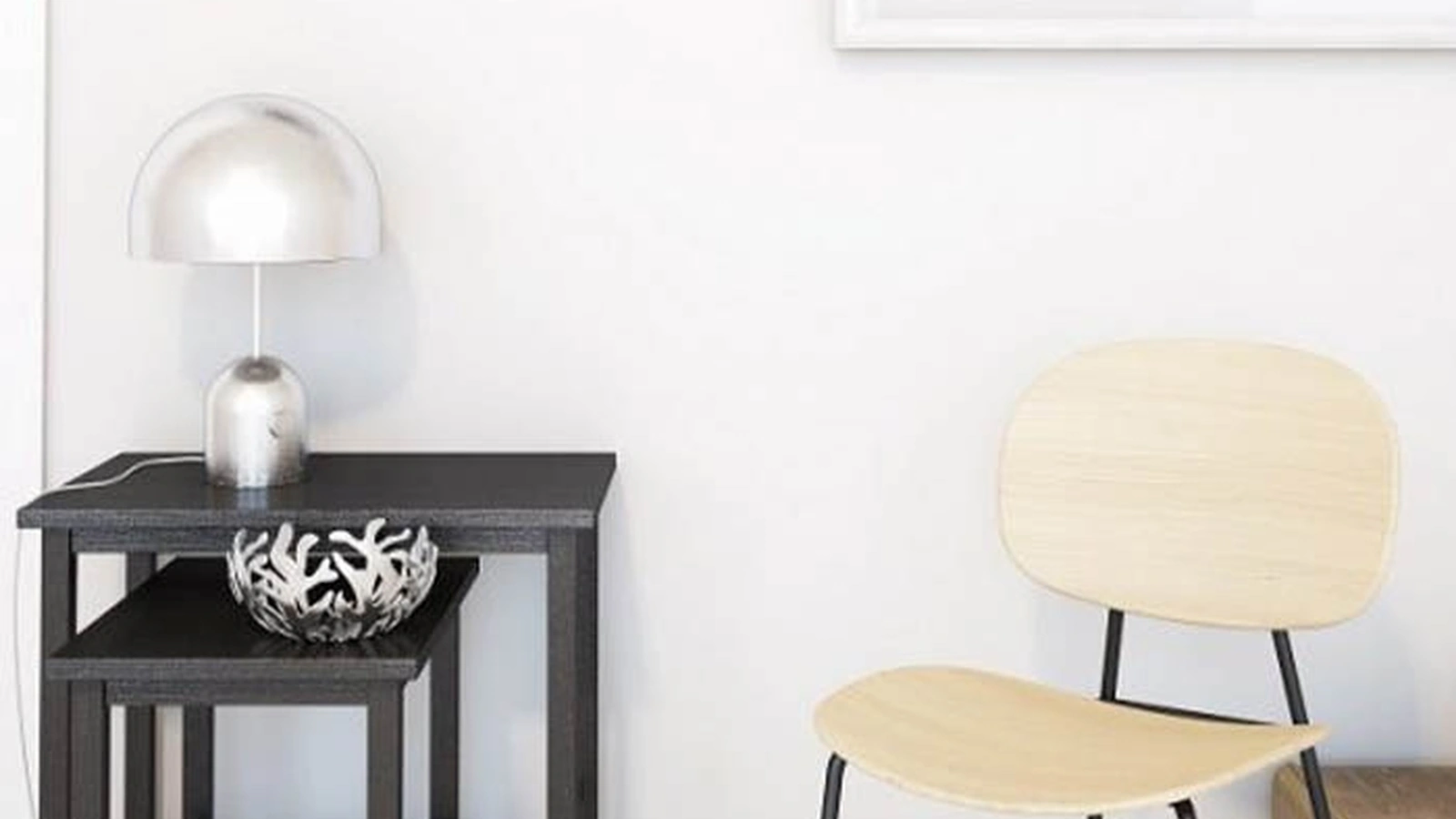 Sedia Tondina 4 Legs in Rovere Naturale con struttura in acciaio di Infiniti