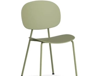 Sedia Tondina Pop in polipropilene e acciaio di Infiniti