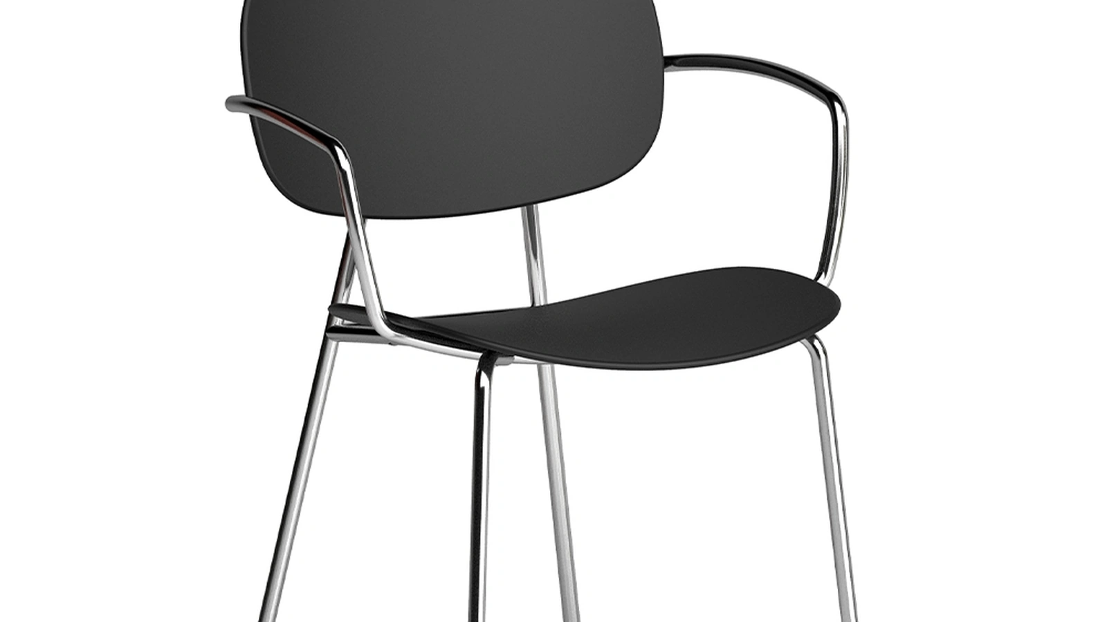 Sedia Tondina Pop in polipropilene e acciaio di Infiniti