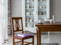 Sedia in legno con seduta in tessuto Viale di Tonin Casa