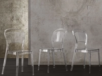 Sedia Voilà in policarbonato trasparente di La Seggiola