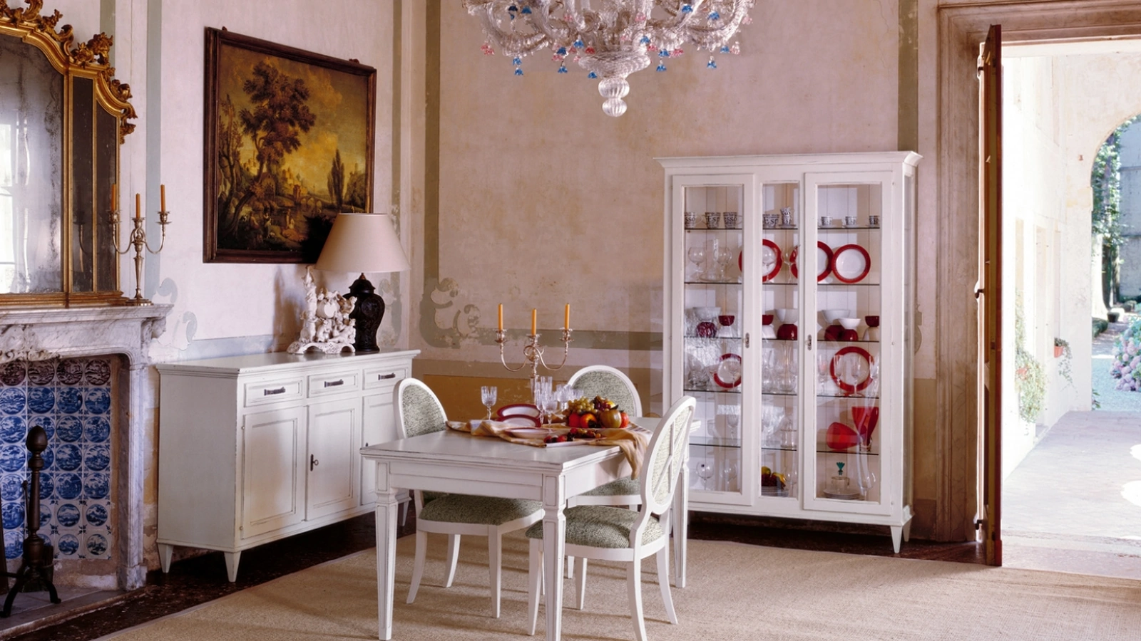 Tavolo classico allungabile in legno laccato Amedeo di Tonin Casa