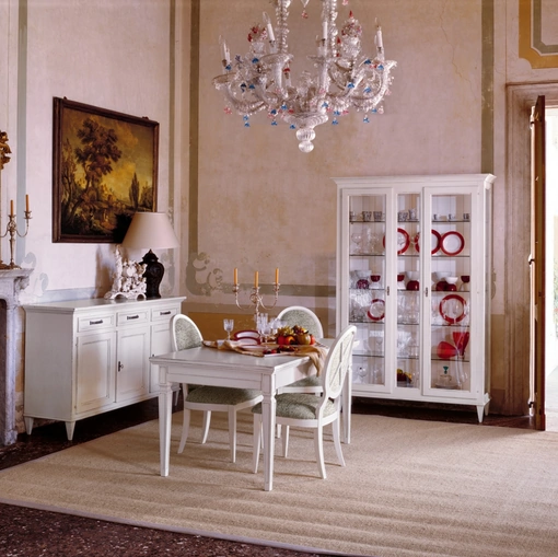 Tavolo classico allungabile in legno laccato Amedeo di Tonin Casa