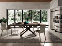 Tavolo allungabile Arizona in legno di Rovere di Ozzio