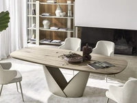 Tavolo Calla con piano in legno di Calligaris