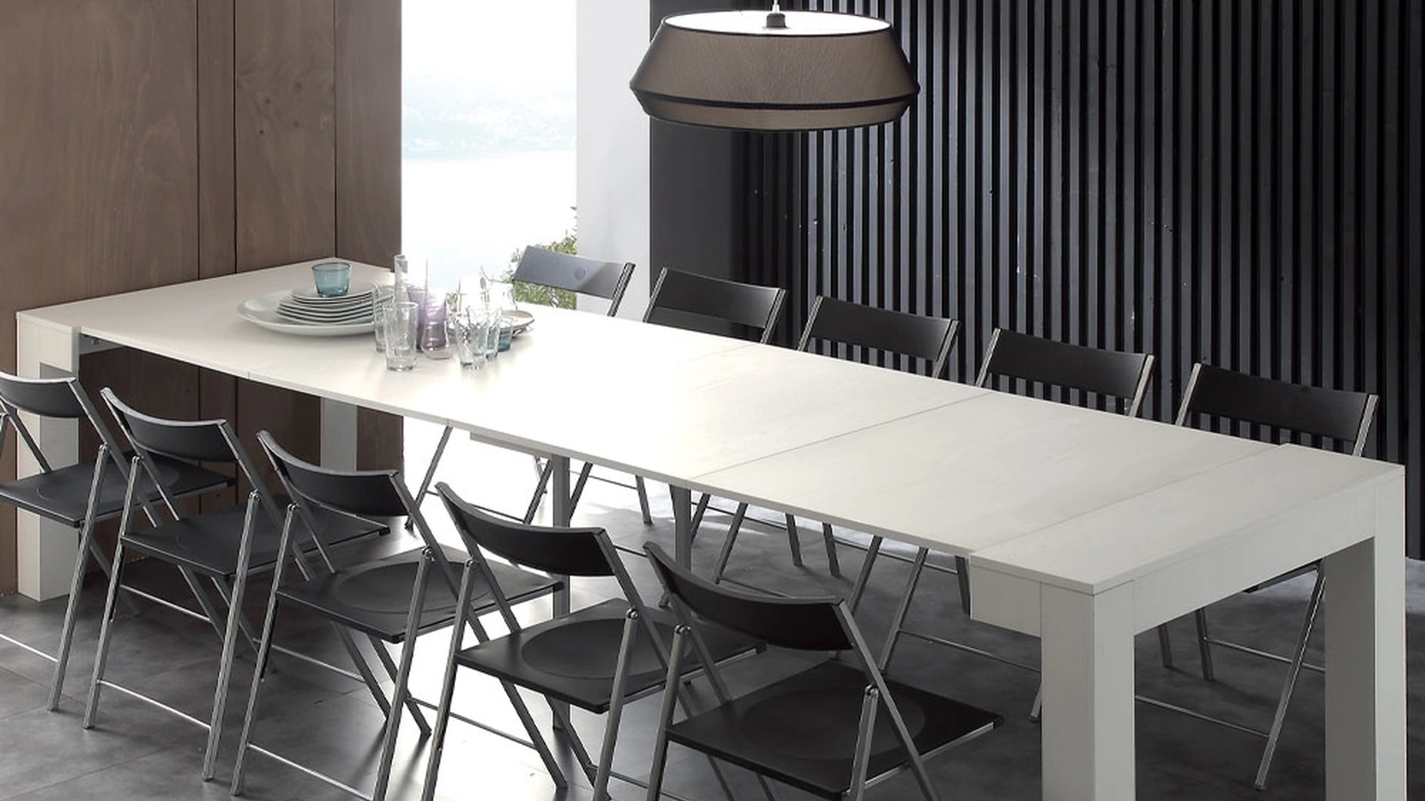 Tavolo Consolle allungabile Cargo di La Seggiola